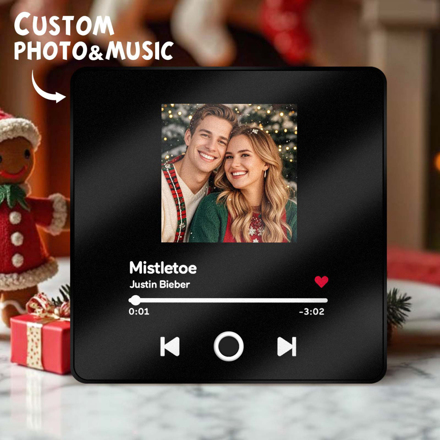 Personalisierte Spotify-album-musik-kühlschrankmagnete – Weihnachtsgeschenke – Individuelle Musikmagnete, Die Lieder Abspielen Können - 