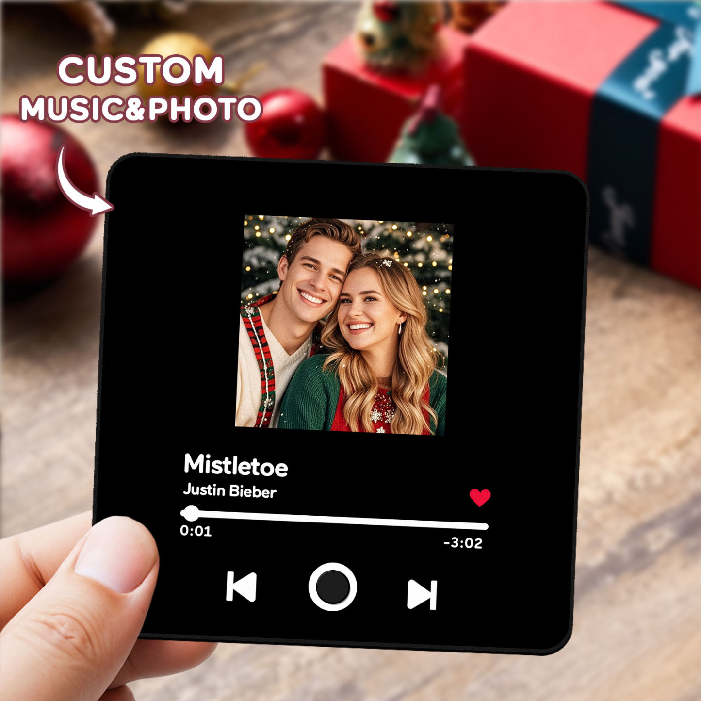 Personalisierte Spotify-album-musik-kühlschrankmagnete – Weihnachtsgeschenke – Individuelle Musikmagnete, Die Lieder Abspielen Können - 