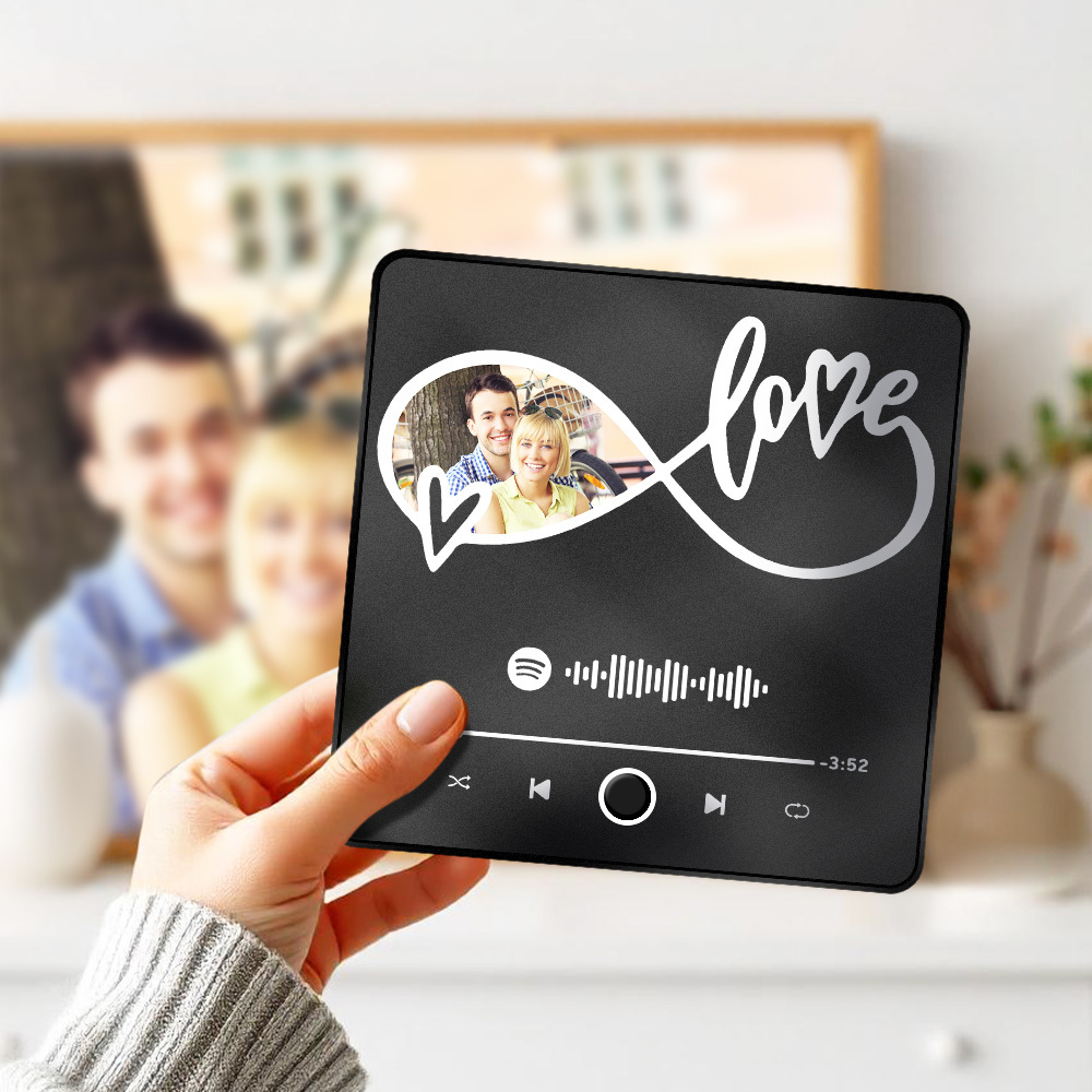 Personalisierter Kühlschrankmagnet Mit Mehreren Fotos, Musik, Kann Lieder Abspielen, Personalisierter Kühlschrankmagnet Mit Foto - 