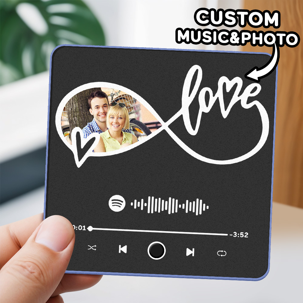 Personalisierter Kühlschrankmagnet Mit Mehreren Fotos, Musik, Kann Lieder Abspielen, Personalisierter Kühlschrankmagnet Mit Foto - 
