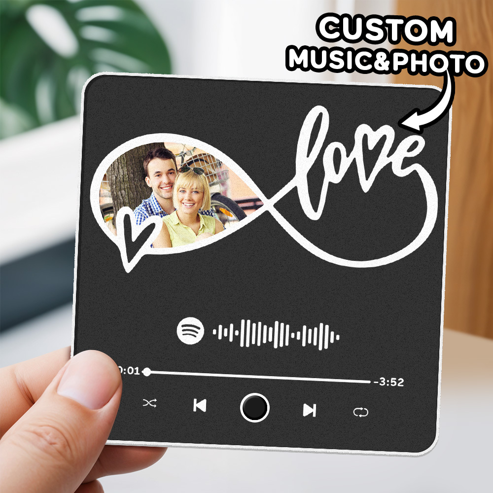 Personalisierter Kühlschrankmagnet Mit Mehreren Fotos, Musik, Kann Lieder Abspielen, Personalisierter Kühlschrankmagnet Mit Foto - 