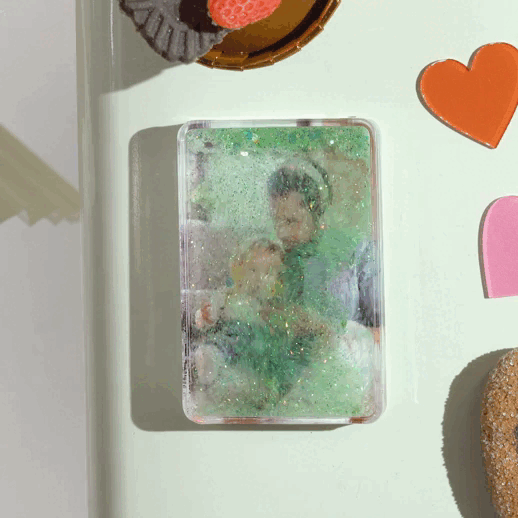 Benutzerdefinierte Quicksand Kühlschrank Magnet Personalisierte Foto Kühlschrank Magnet Home Dekoration Muttertag Geschenk -