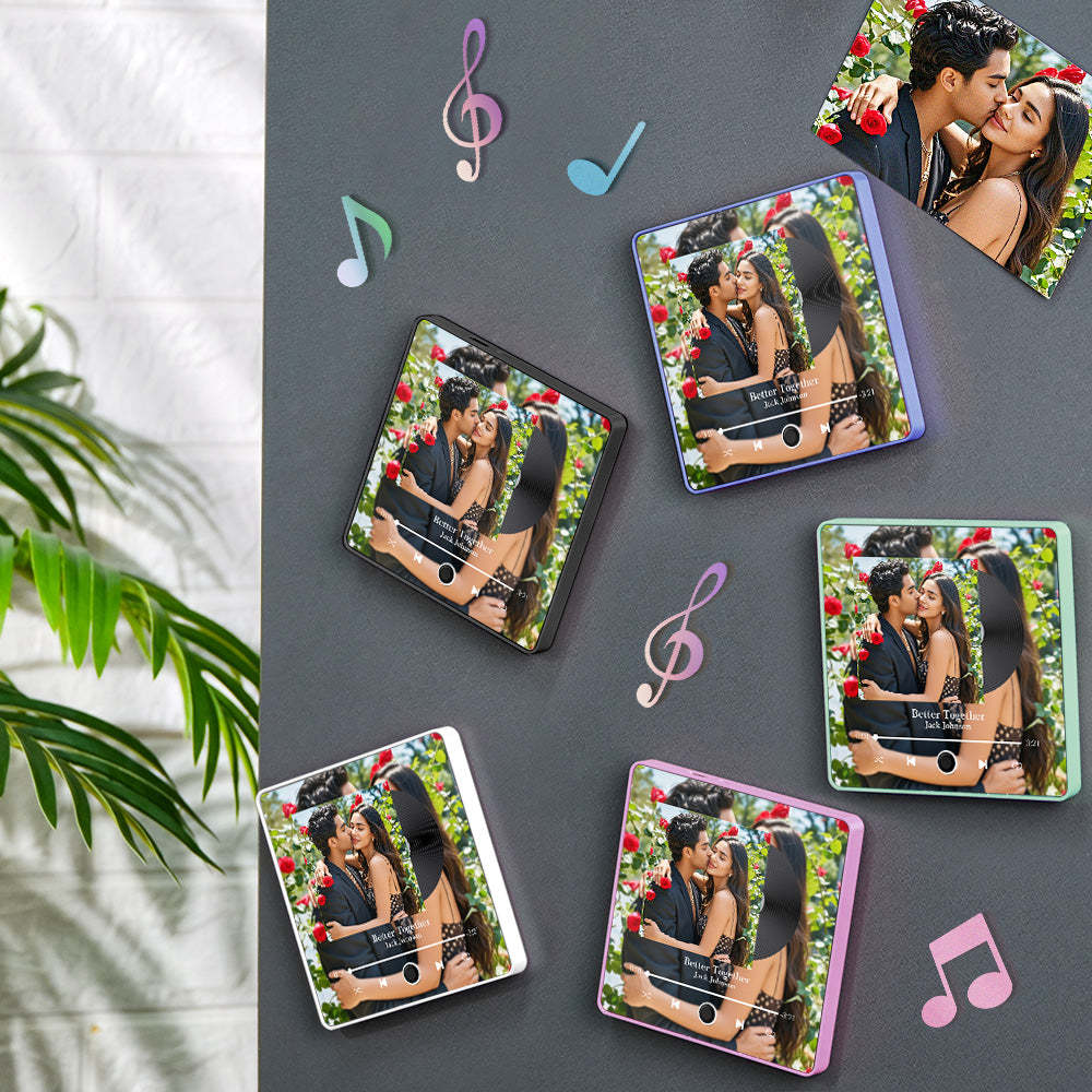 Personalisierter Kühlschrankmagnet Mit Mehreren Fotos, Musik, Kann Lieder Abspielen, Personalisierter Kühlschrankmagnet Mit Foto - 