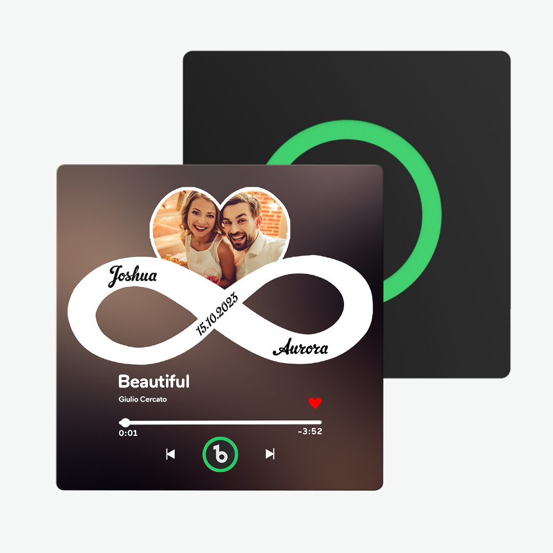 Neues 4.0-upgrade, Benutzerdefinierter Bunter Rahmen, Album-kühlschrankmagnet, Kühlschrank-musikmagnet, Kann Lieder Abspielen, Weihnachtsgeschenk - 