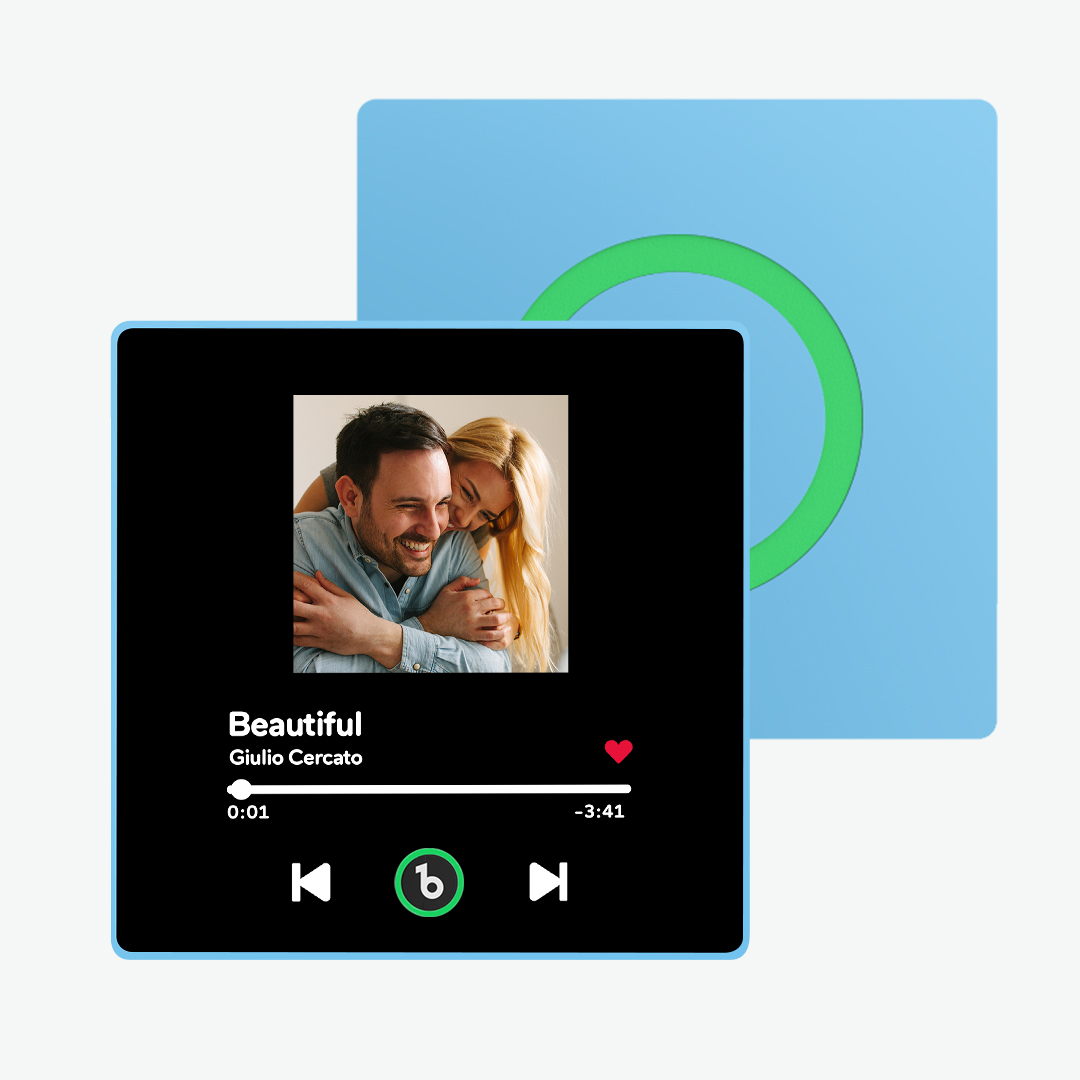 Geschenke Für Mama, Individueller Musik-kühlschrankmagnet, Bunter Rahmen, Personalisierter Album-kühlschrankmagnet, Der Als Lied Abgespielt Werden Kann - 