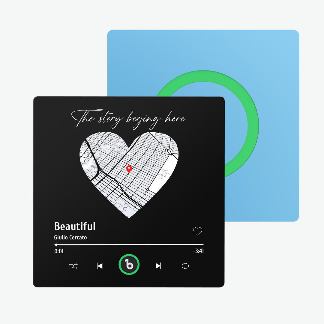 Individueller Musik-kühlschrankmagnet Mit Kartenalbum, Kühlschrankmagnet, Jubiläumsgeschenke, Bunt -