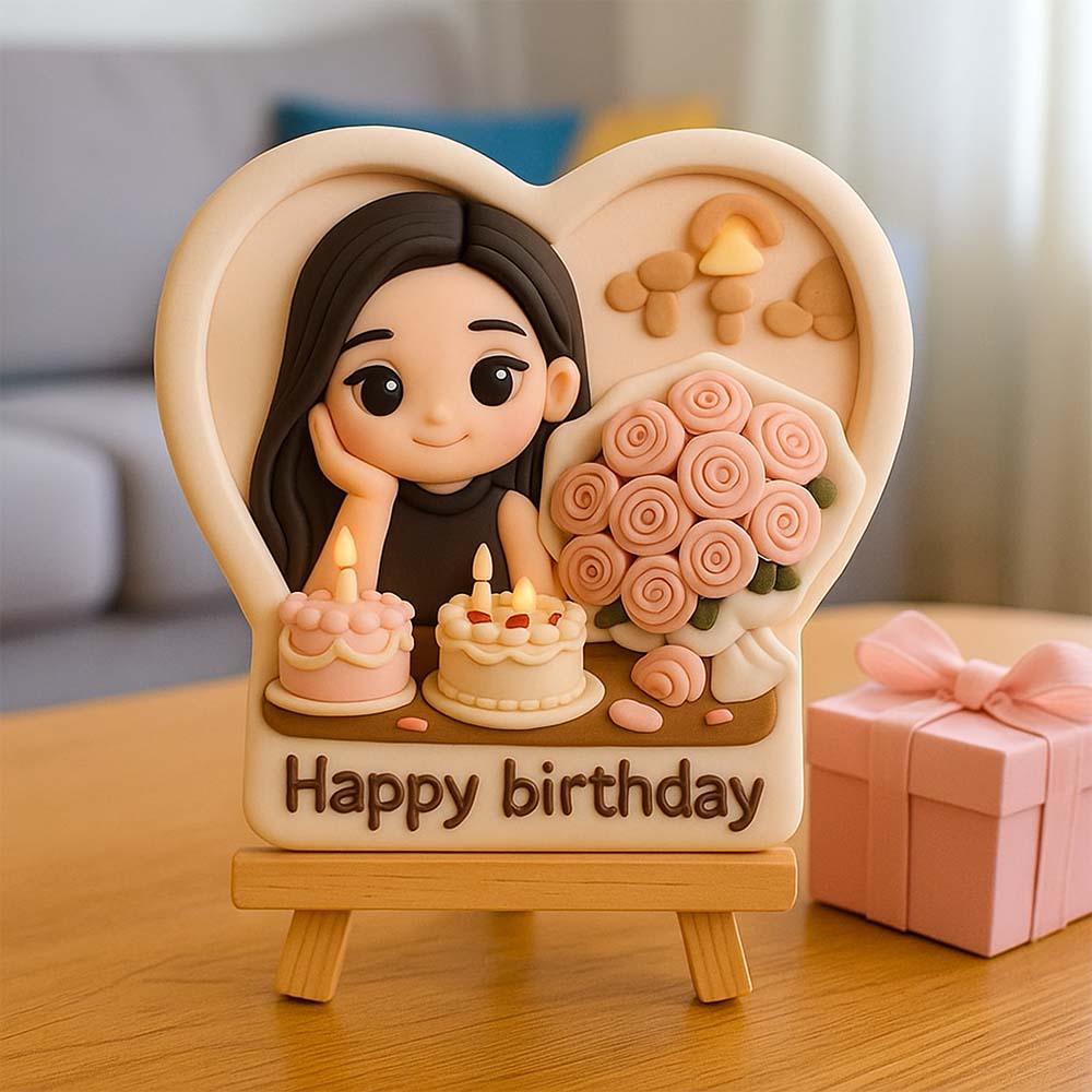 Personalisierte Hochzeitsfigur, 3d-gedrucktes Paargeschenk, Einzigartiges Andenken Für Braut Und Bräutigam, Romantische Personalisierte Hochzeitsdekoration - 