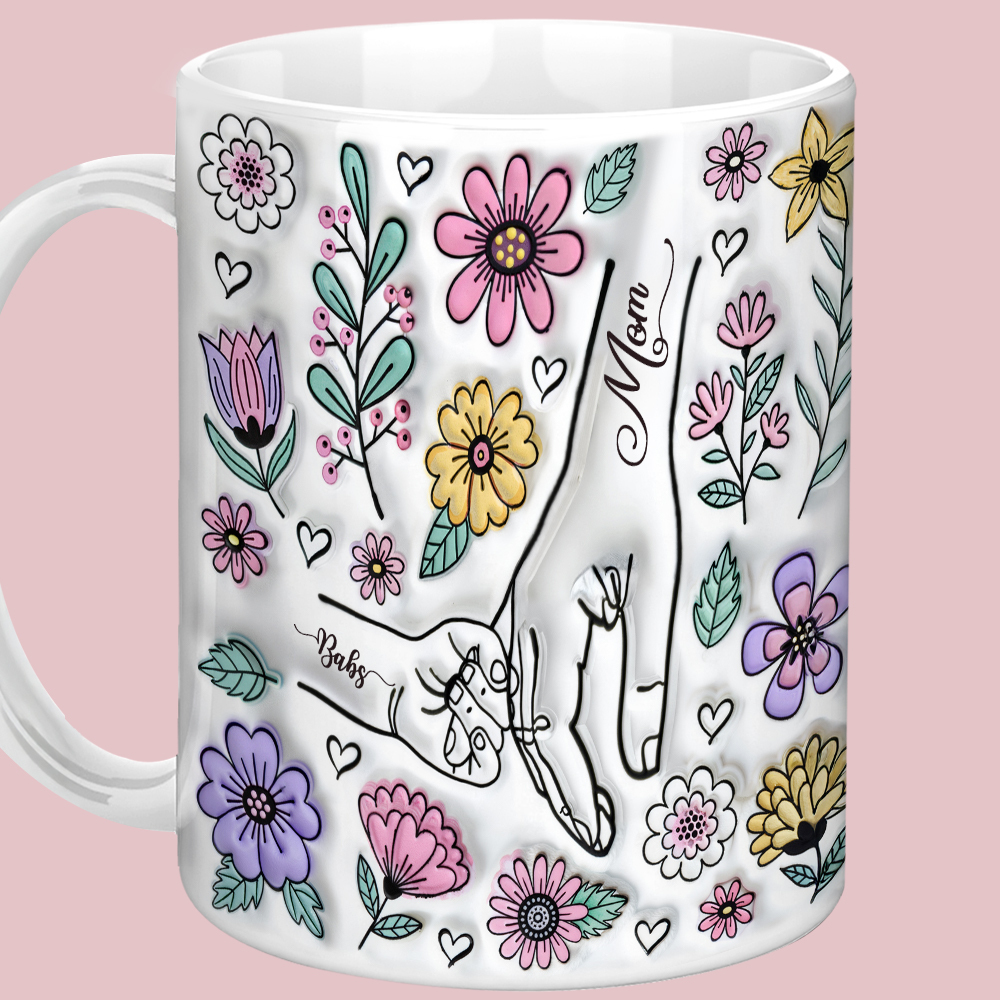 Tasse Für Mama, Mamas Handbecher, Personalisiertes Geschenk Für Mama, Weihnachtsgeschenk Zum Muttertag Für Mama, Geburtstagsgeschenk Für Mama, Tasse