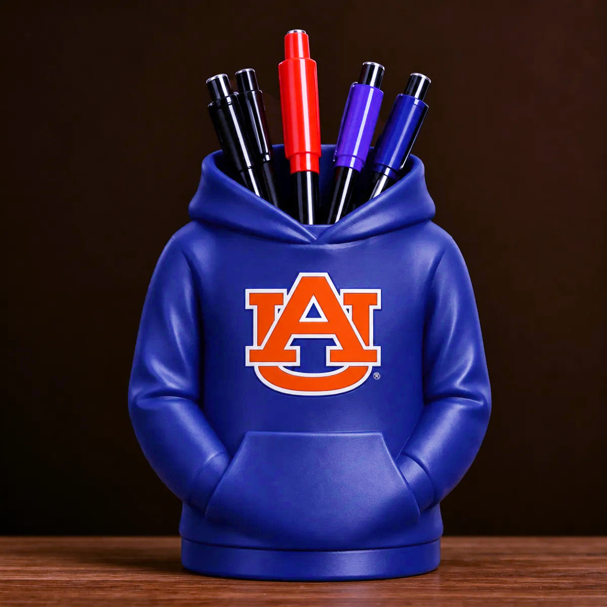 College-Hoodie-Schreibtisch-Organizer, Stift- Und Utensilienhalter, 3D-gedrucktes College-Football-Büro- Und Küchendekor, Fan-Geschenk - 