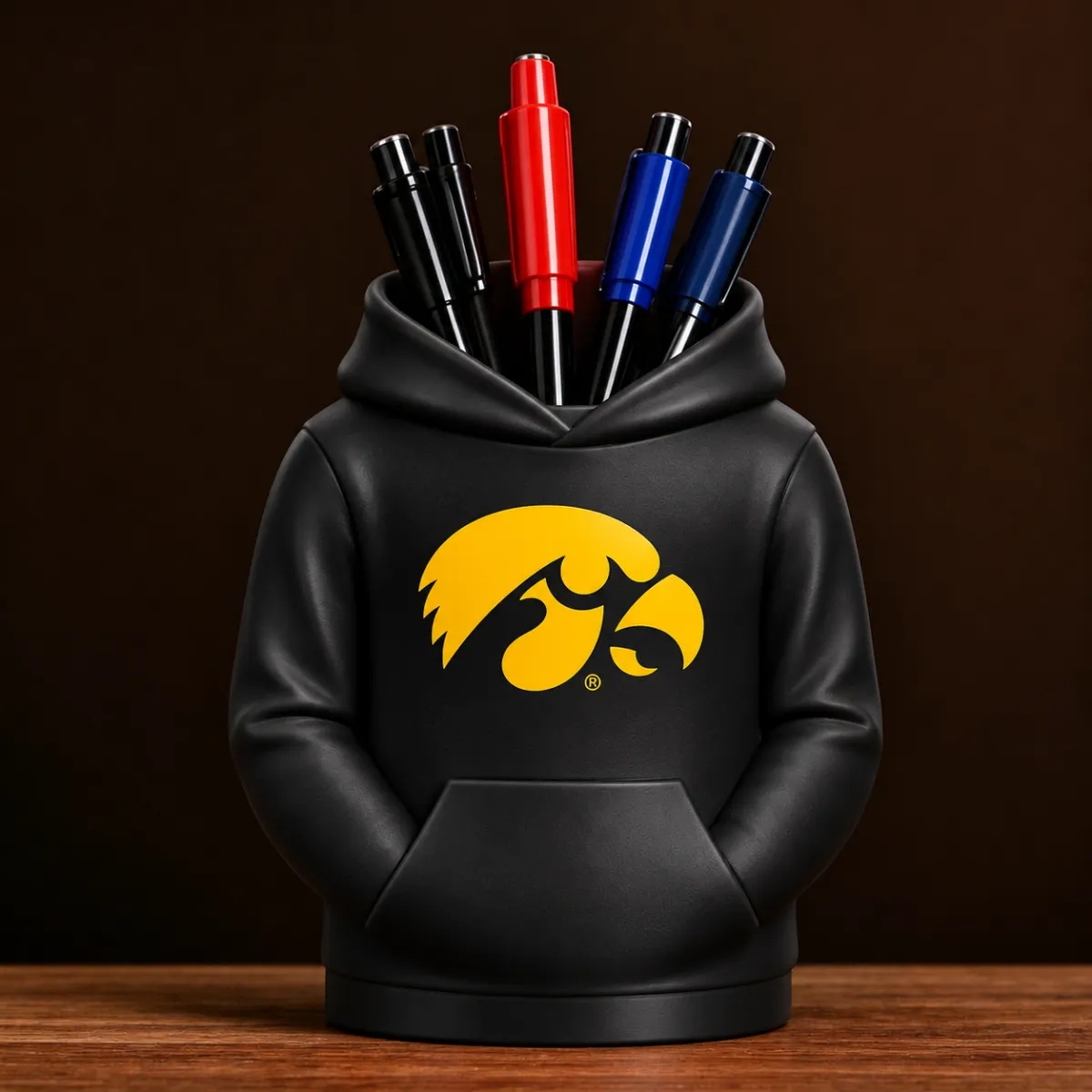 College-Hoodie-Schreibtisch-Organizer, Stift- Und Utensilienhalter, 3D-gedrucktes College-Football-Büro- Und Küchendekor, Fan-Geschenk - 