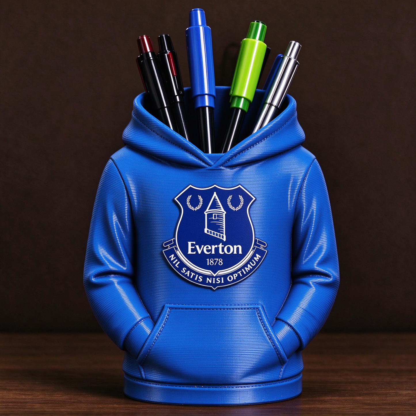 UK Football Hoodie Stifthalter 3D-gedruckter Schreibtisch-Organizer, Fußball-Fan-Geschenk - 