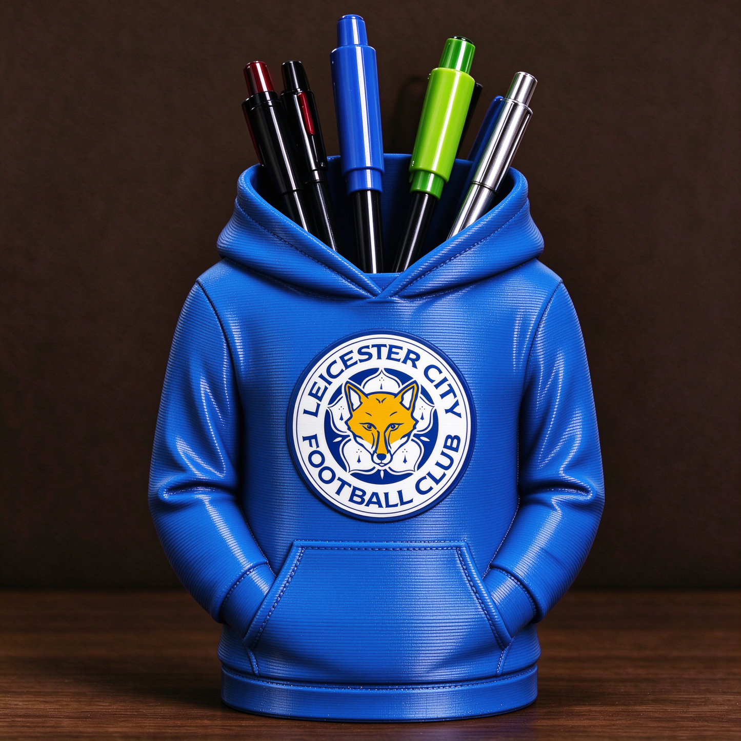 UK Football Hoodie Stifthalter 3D-gedruckter Schreibtisch-Organizer, Fußball-Fan-Geschenk - 