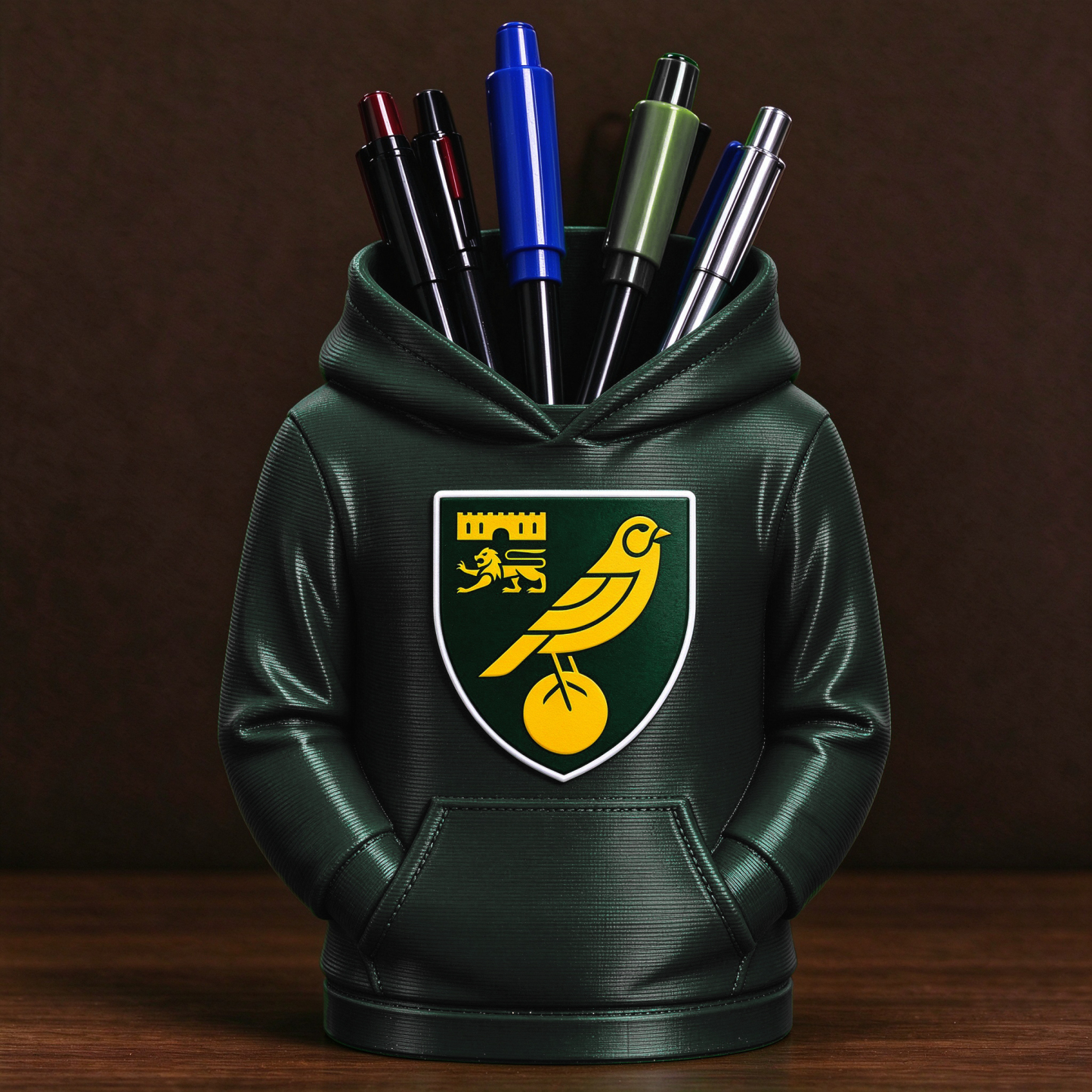 UK Football Hoodie Stifthalter 3D-gedruckter Schreibtisch-Organizer, Fußball-Fan-Geschenk - 