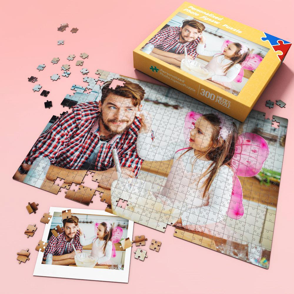 Vatertagsgeschenk Benutzerdefiniertes Foto-Puzzle Beste Indoor-Geschenke 35-1000 Teile |