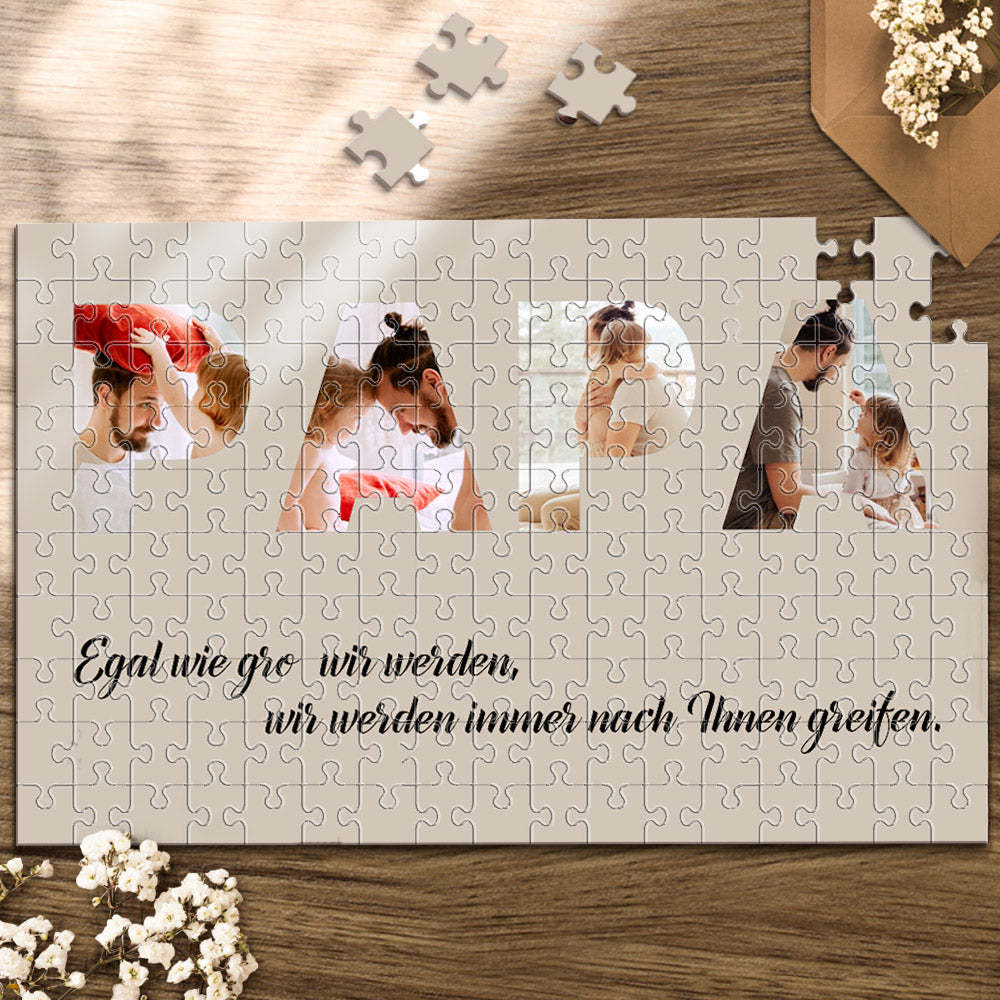 Vatertagsgeschenk Benutzerdefiniertes Foto-Puzzle 300-1000 Teile |