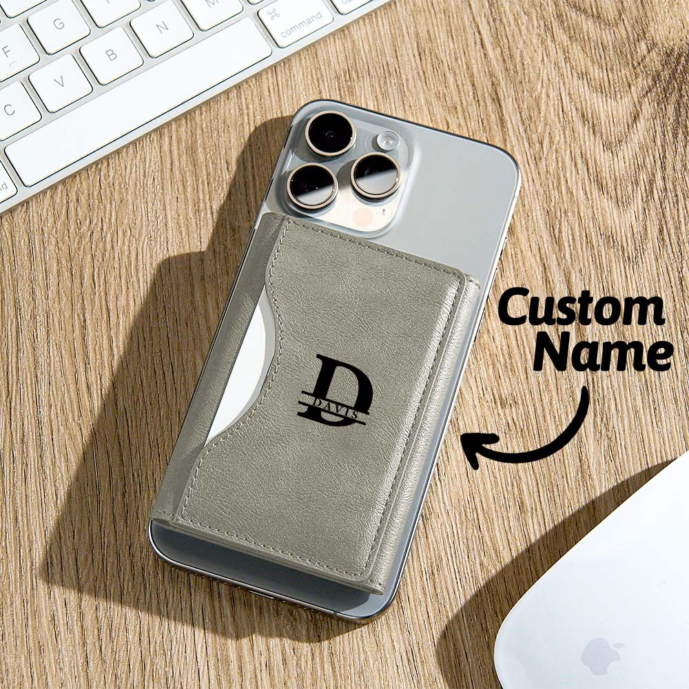 Neuer Drehbarer Magnetischer Brieftaschenständer – Mehrfachkartenhalter Mit Sicherem Snap-on-design - 