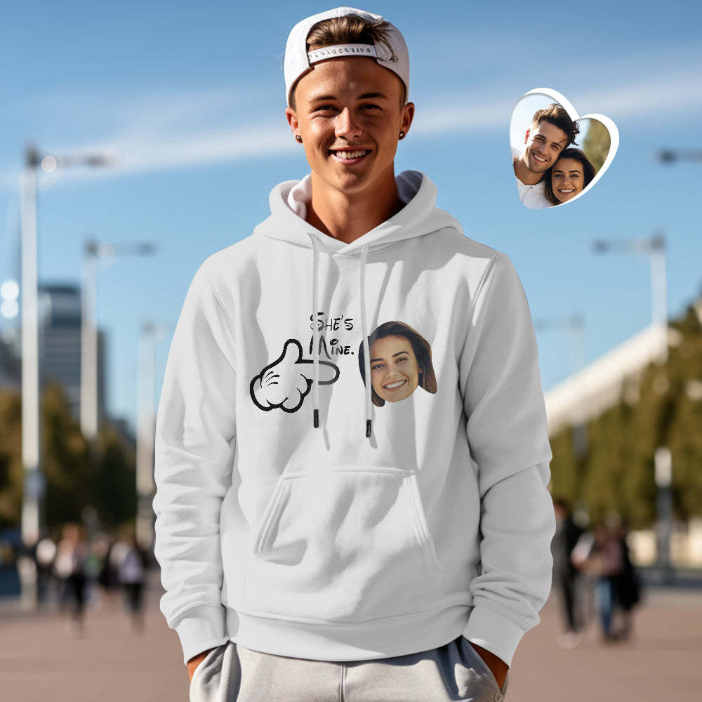 Personalisierte Partner-hoodies Mit Individuellem Aufdruck „du Gehörst Mir" – Das Perfekte Valentinstagsgeschenk - 