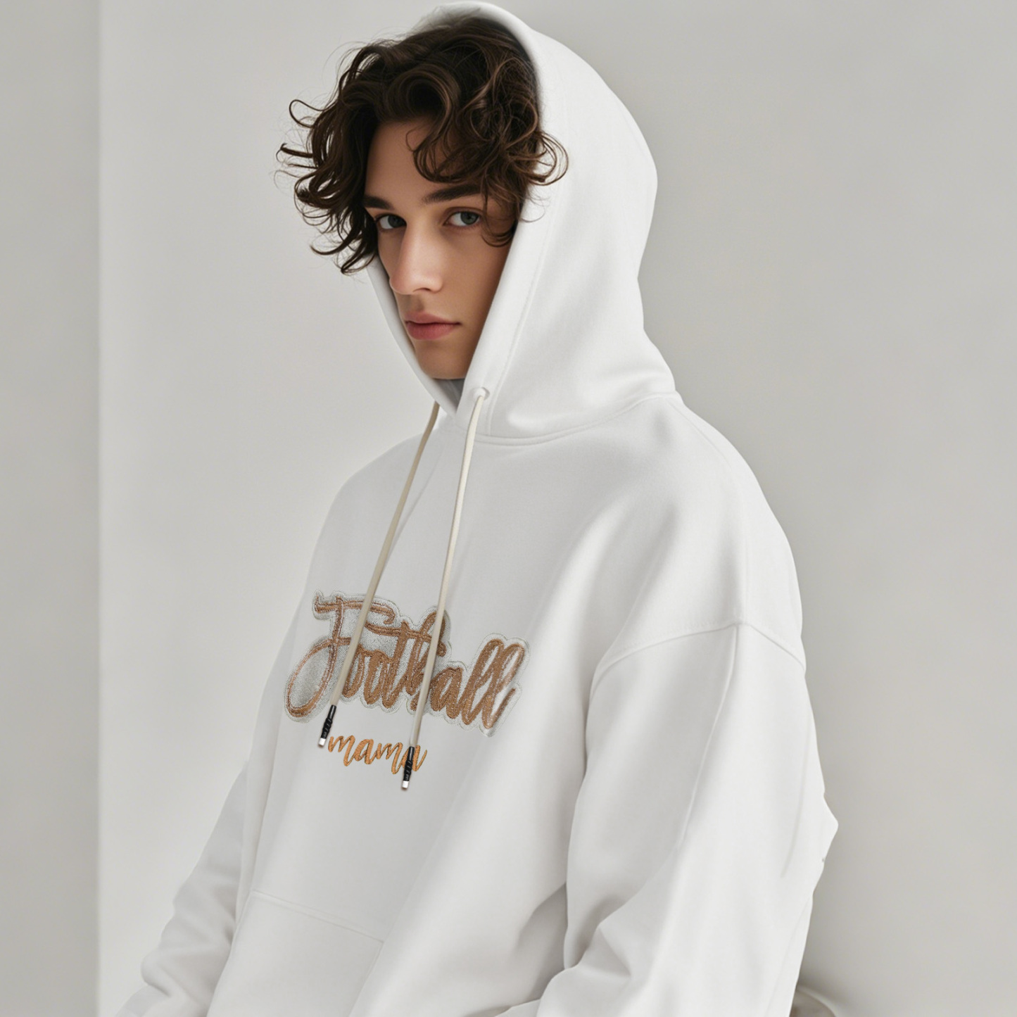 Personalisiertes Glitzer-mama-sweatshirt Für Sportbegeisterte - 