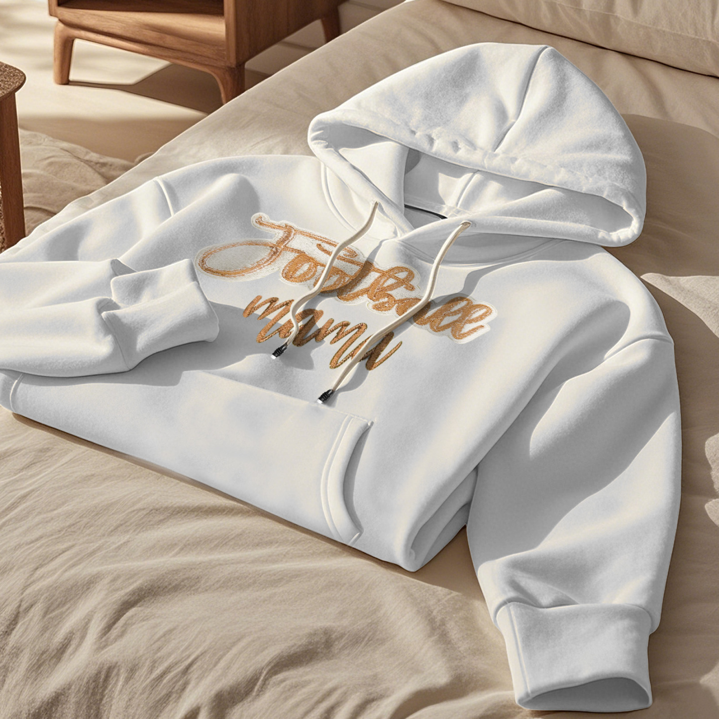 Personalisiertes Glitzer-mama-sweatshirt Für Sportbegeisterte - 