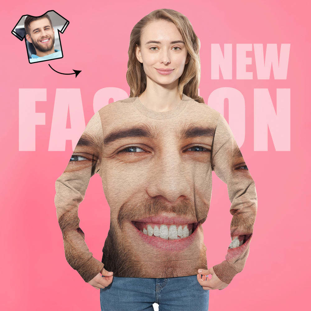Gesichts-hoodies, Personalisierte Sweatshirts, Coole Hoodie-designs – Perfekt Als Geschenk - 