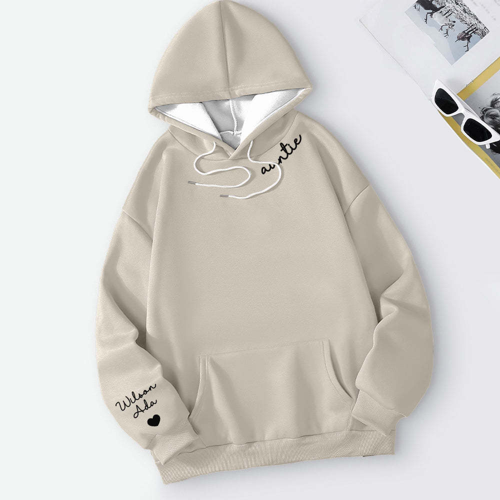 Personalisierter Hoodie Mit Individuellem Text, Langarm, Geschenkidee Für Sie - 