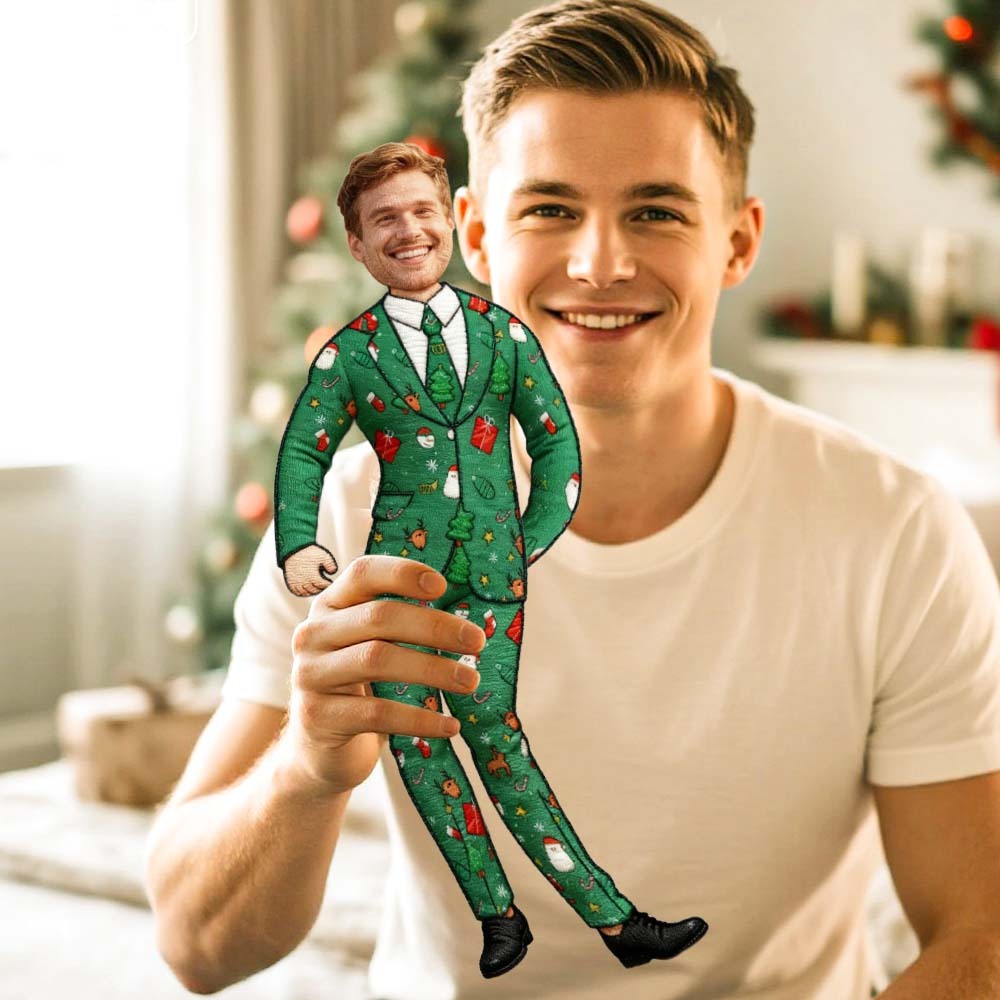 Lustiger, Personalisierter Mini-figuren-schlüsselanhänger/puppengesicht, Sexy Drahtpuppe, Valentinstagsgeschenk - 