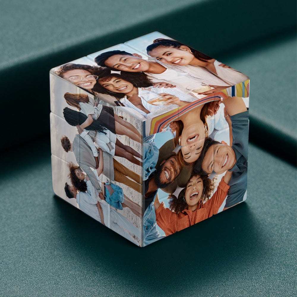 Personalisierter Fotowürfel, Rubik's Cube, Fotowürfel, Geschenk Für Freunde -