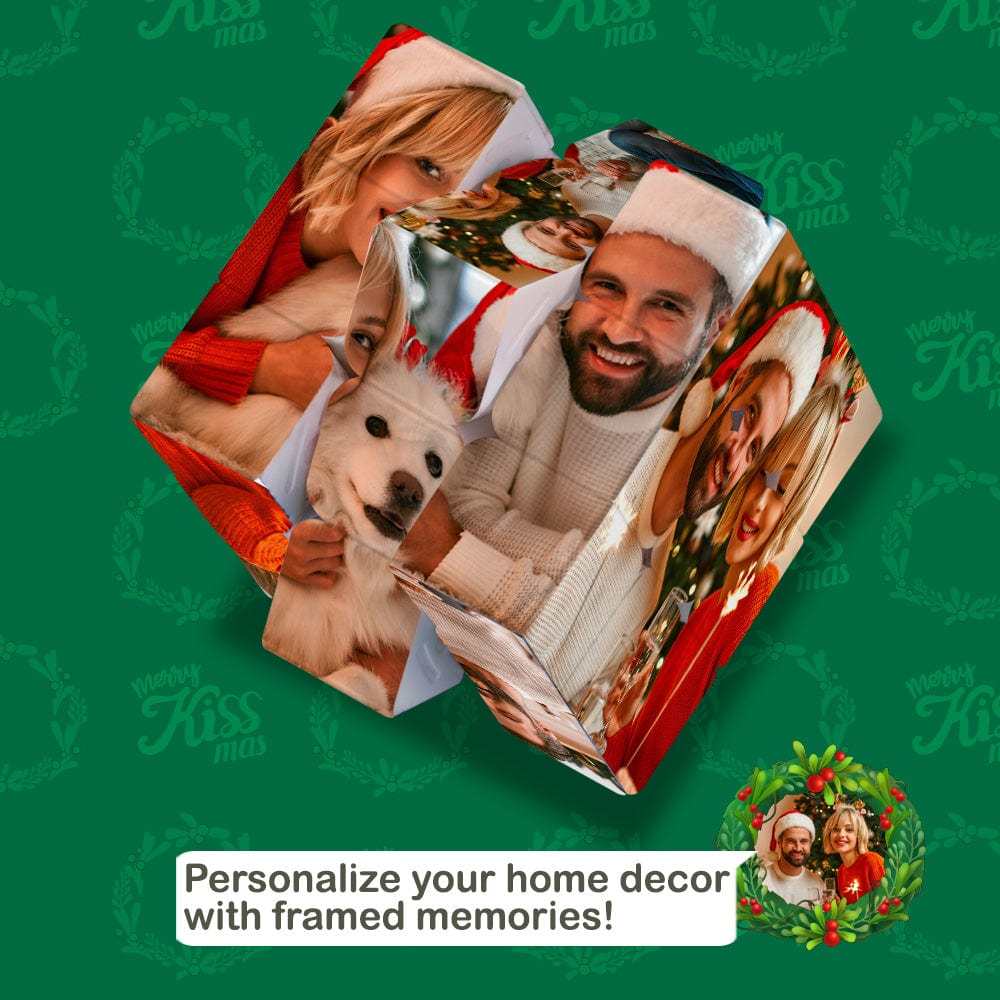 Weihnachtsgeschenke Gedenkgeschenke Benutzerdefinierter Zauberwürfel - 