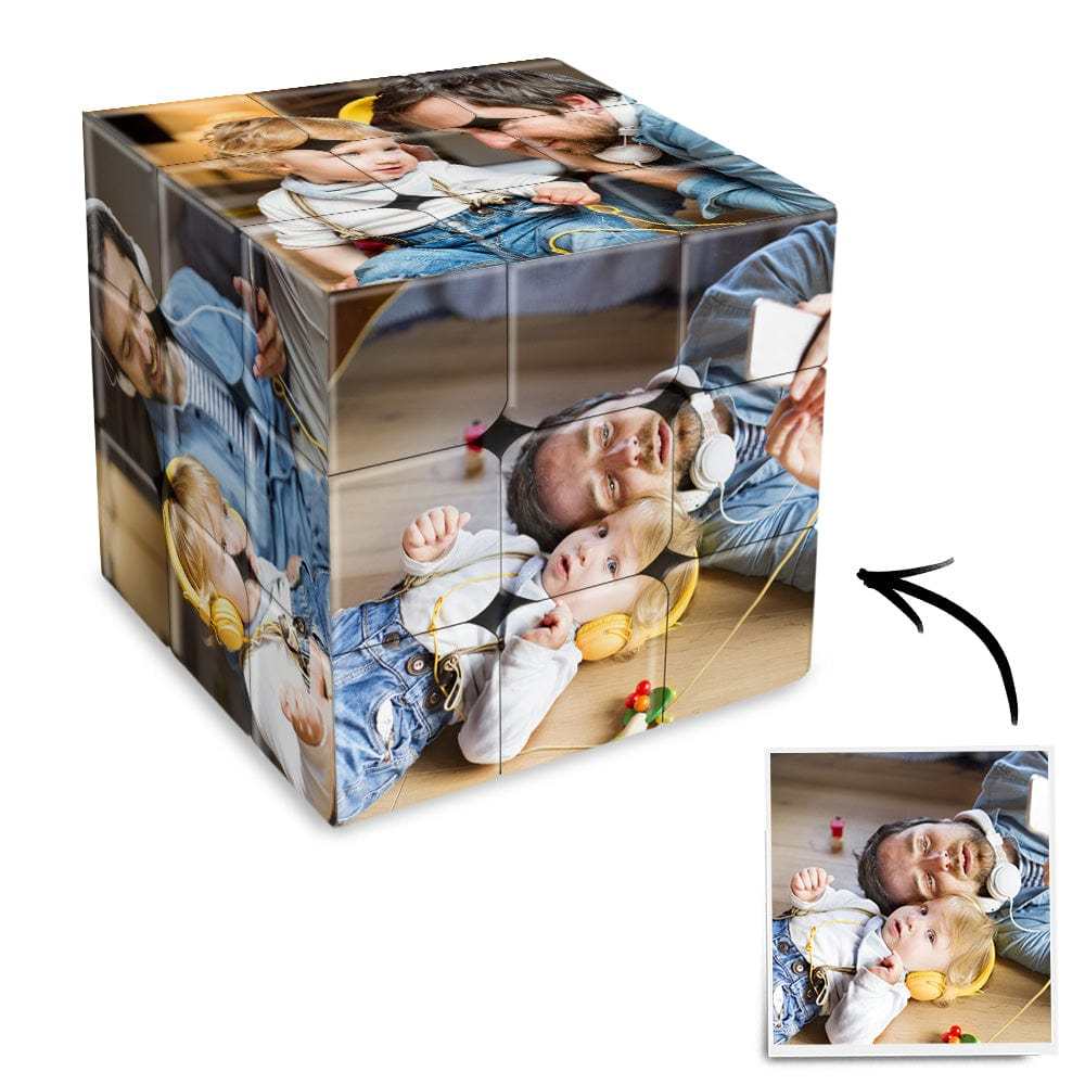 Vatertagsgeschenke Benutzerdefinierte Zauberwürfel Geschenk Für Papa - 