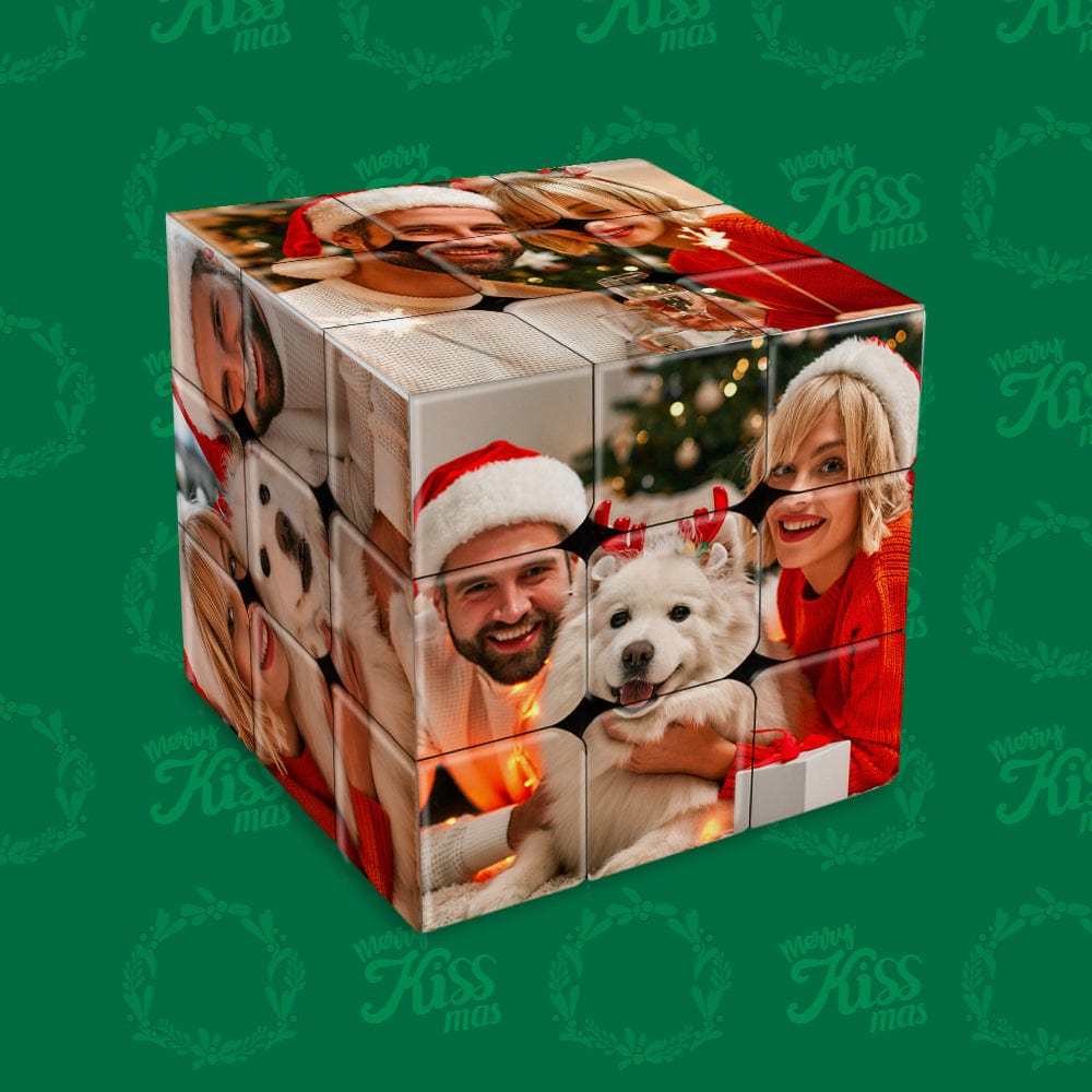 Weihnachtsgeschenke Gedenkgeschenke Benutzerdefinierter Zauberwürfel - 