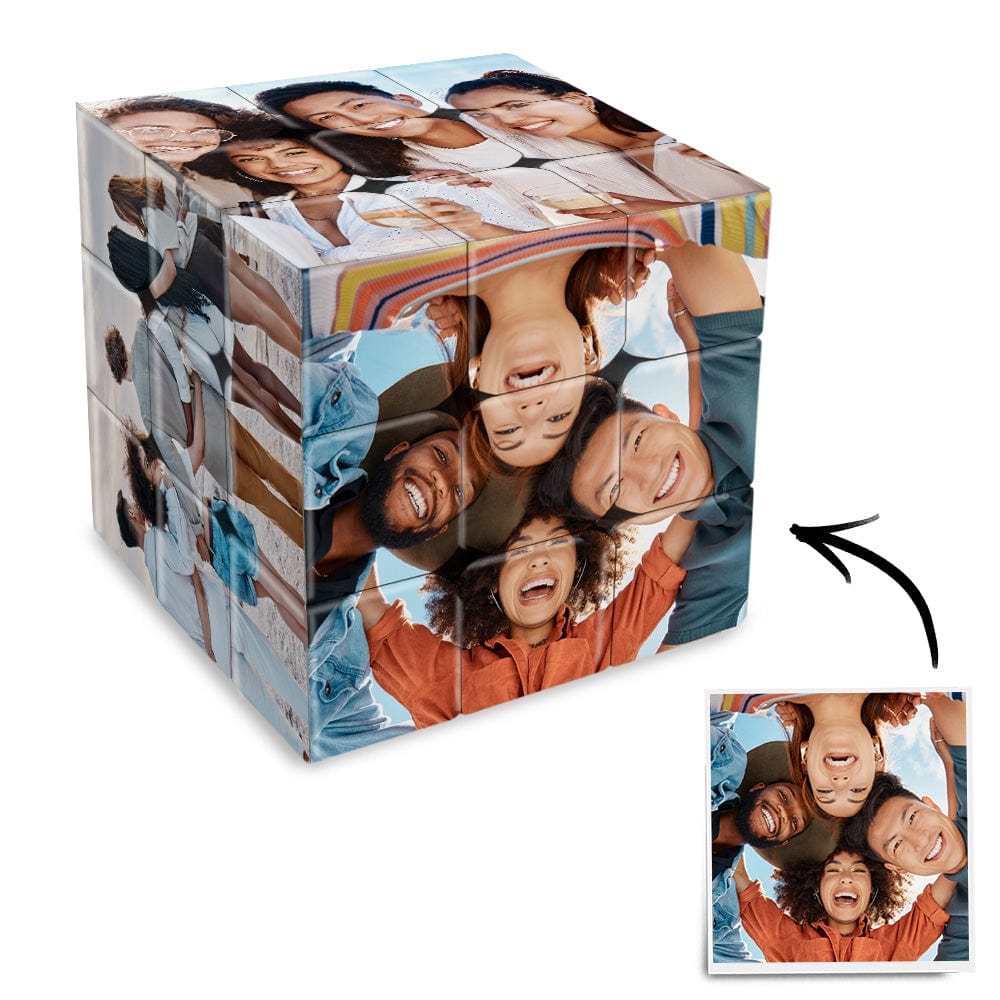 Personalisierter Fotowürfel, Rubik's Cube, Fotowürfel, Geschenk Für Freunde - 