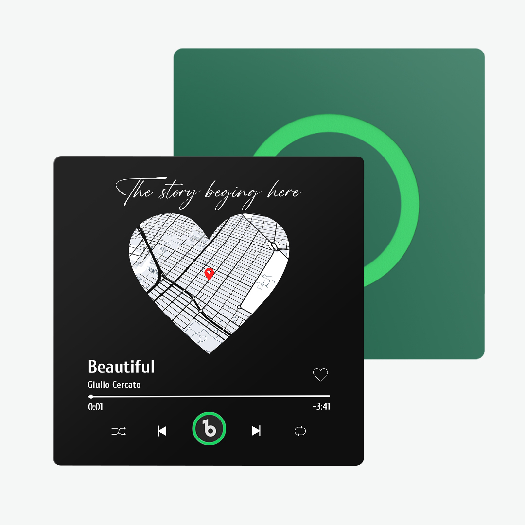 Individueller Musik-kühlschrankmagnet Mit Kartenalbum, Kühlschrankmagnet, Jubiläumsgeschenke, Bunt -