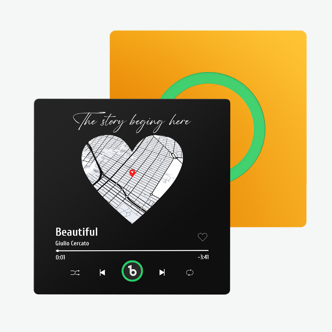 Individueller Musik-kühlschrankmagnet Mit Kartenalbum, Kühlschrankmagnet, Jubiläumsgeschenke, Bunt -
