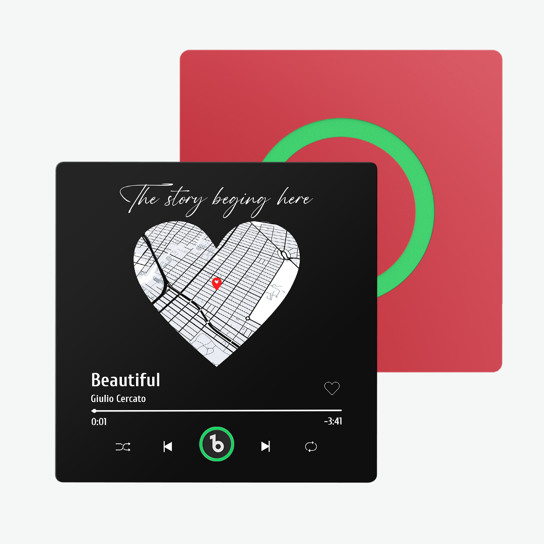 Individueller Musik-kühlschrankmagnet Mit Kartenalbum, Kühlschrankmagnet, Jubiläumsgeschenke, Bunt -