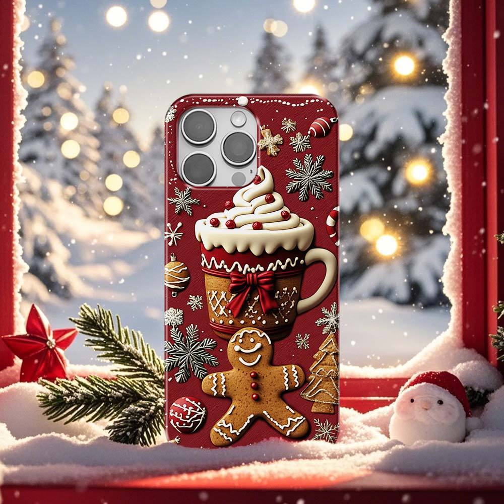 Weihnachts-3d-illusions-handyhüllen, Mehrere Stile Verfügbar, Iphone, Pixel, Samsung -