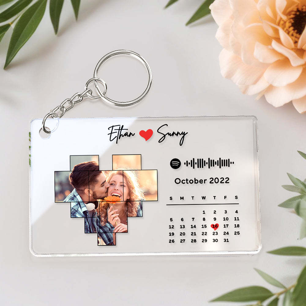 Benutzerdefinierte Spotify-plakette, Spotify-code, Song-dekor, Foto-dekor, Jubiläumsgeschenk Für Paare -