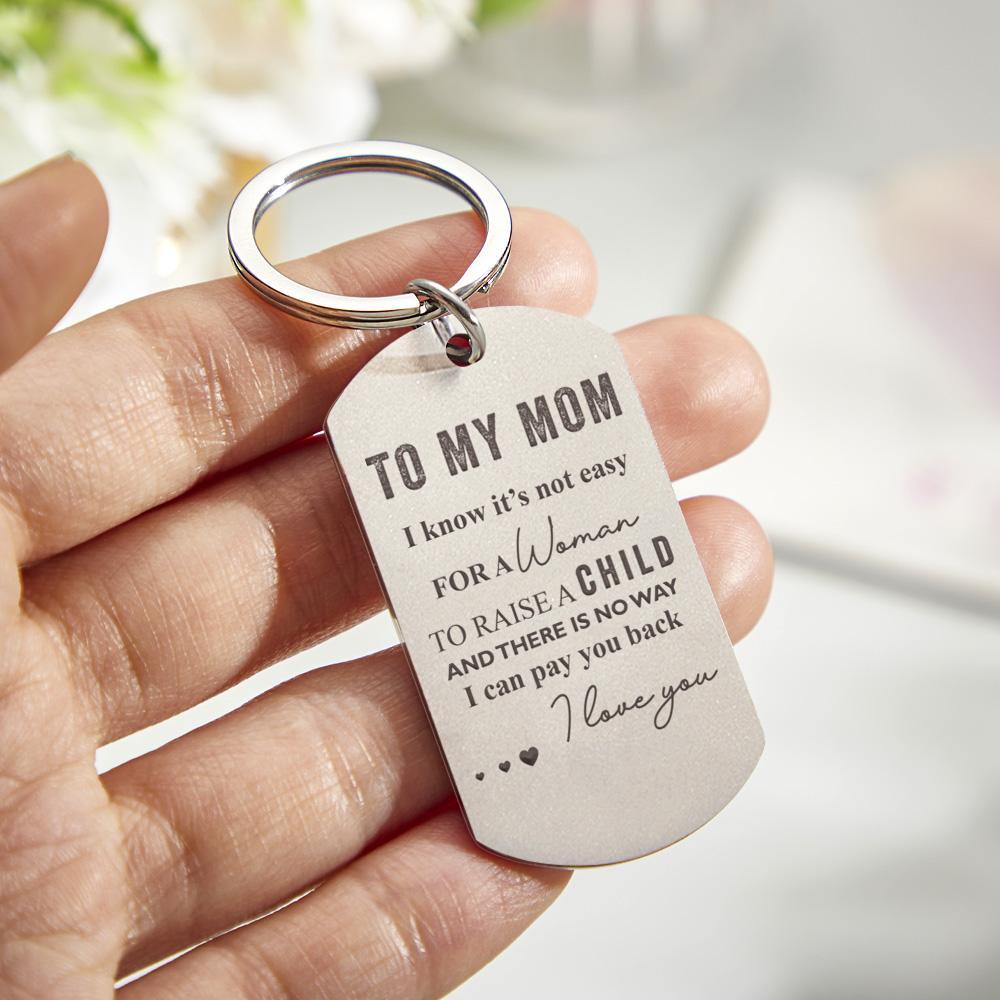 Personalisierter Foto-schlüsselanhänger „to My Mom", Geschenk Für Mama - 