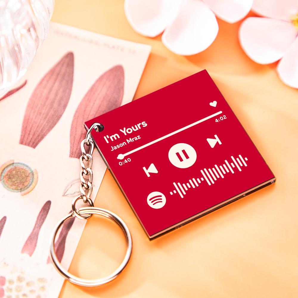 Personalisierter Foto-schlüsselanhänger Spotify-schlüsselanhänger Personalisiertes Geschenk Für Mama Muttertagsgeschenk - 