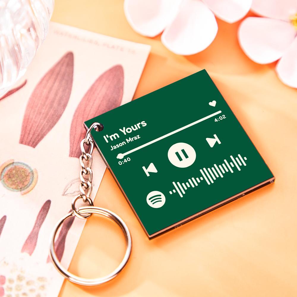 Personalisierter Foto-schlüsselanhänger Spotify-schlüsselanhänger Personalisiertes Geschenk Für Mama Muttertagsgeschenk - 