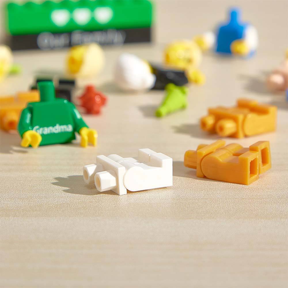 Personalisierte Paar-minifiguren Mit Optionalem Zubehör Für Ein Romantisches Geschenk