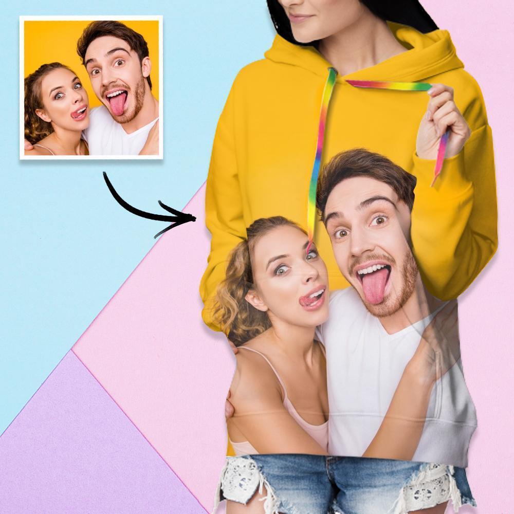 Personalisiertes Sweatshirt Mit Rundhalsausschnitt – Ihr Foto Hier – Damen-langarm-foto-sweatshirt - 