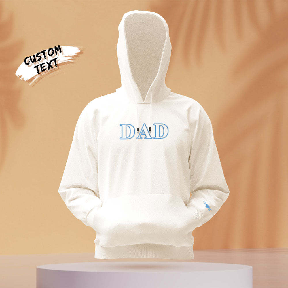 Individuell Gravierter Kapuzenpullover Mit Kreativer Stickerei – Modegeschenke - 