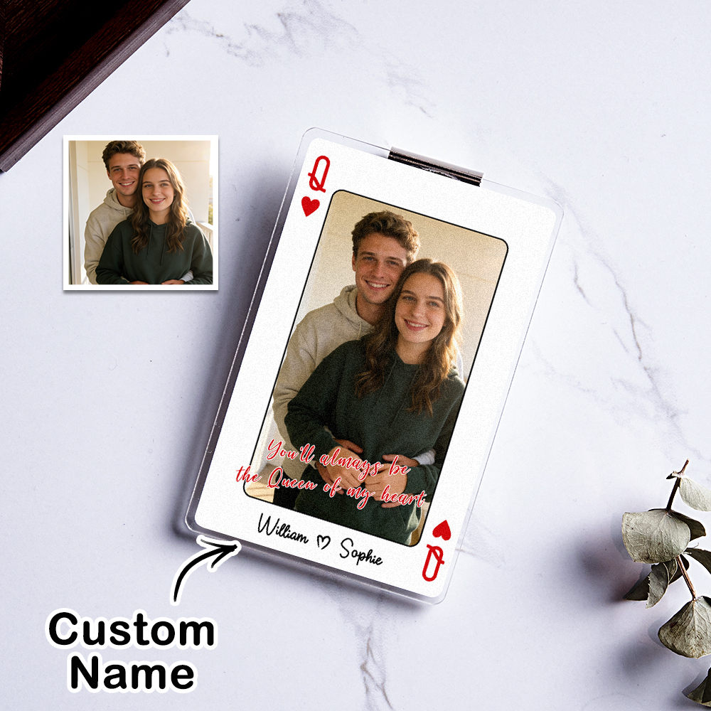 Personalisierte Auto-sonnenblende Mit Foto „könig/königin Meines Herzens“ Aus Acryl – Geschenk Zum Valentinstag Oder Jahrestag Für Ihn Oder Sie - 