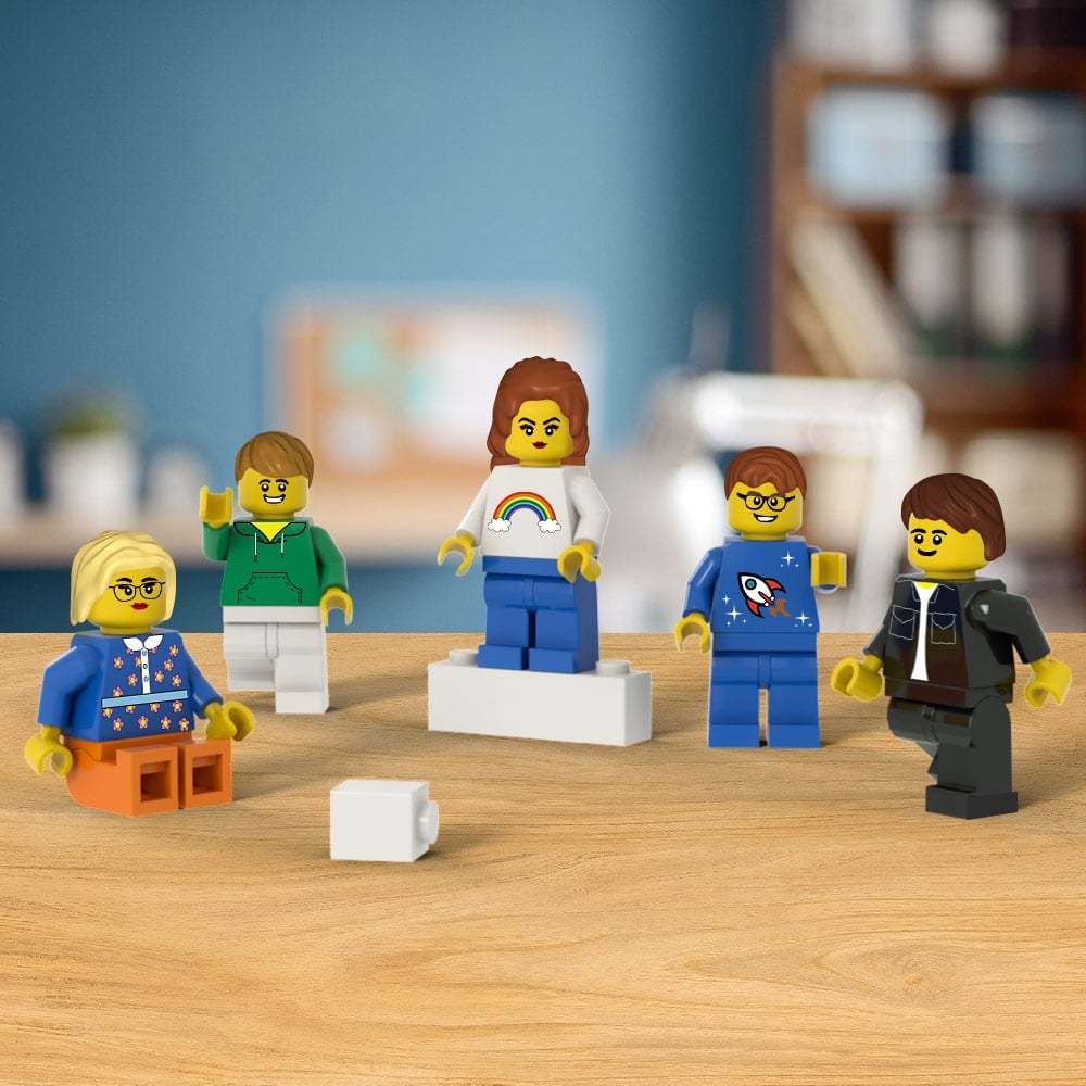 Vatertagsgeschenk Benutzerdefinierte Minifiguren, Personalisierte Minifiguren, Erstellen Sie Ihre Eigenen Minifiguren