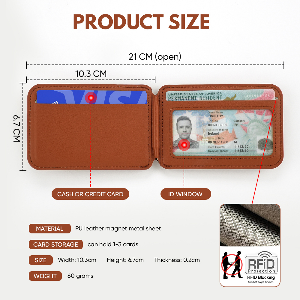 Neuer Drehbarer Magnetischer Brieftaschenständer – Mehrfachkartenhalter Mit Sicherem Snap-on-design - 