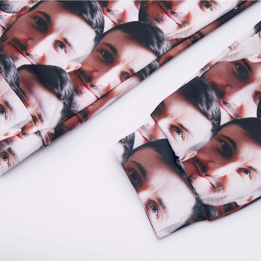 Weihnachtsgeschenk: Individuell Gestaltetes Sweatshirt Mit Fotodruck, Lässiges Rundhals-shirt - 