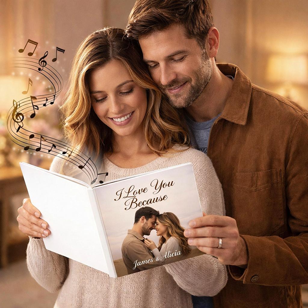 Warum Ich Dich Wähle – Personalisiertes Liebesbuch Mit Lied – Spielt Dein Lied Und Erzählt Eure Liebesgeschichte - 