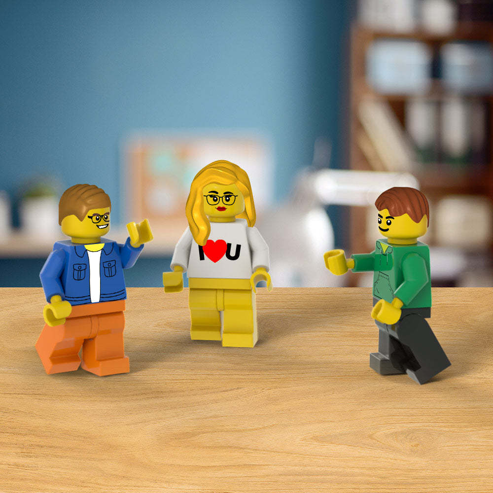 Benutzerdefinierte Minifiguren, Personalisierte Minifiguren, Erstellen Sie Ihre Eigenen Minifiguren - FotoPortemonnaie