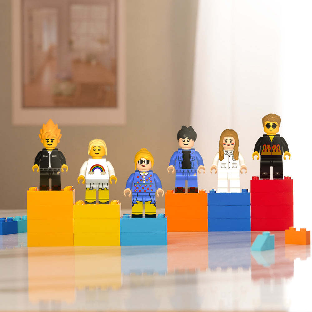 Benutzerdefinierte Minifiguren, Personalisierte Minifiguren, Erstellen Sie Ihre Eigenen Minifiguren - FotoPortemonnaie