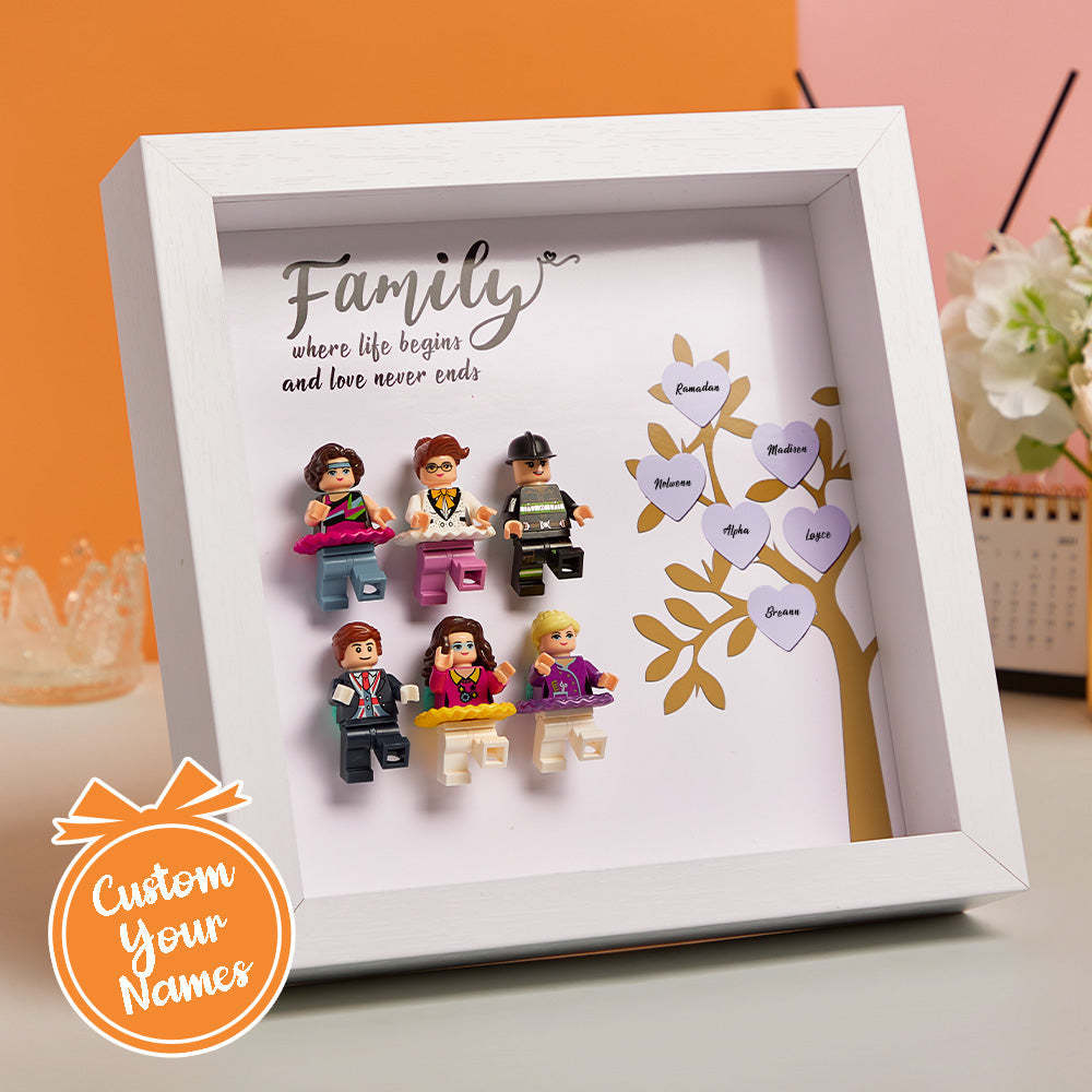 Minifiguren-displayrahmen, Geburtstagsgeschenke Für Die Familie - FotoPortemonnaie